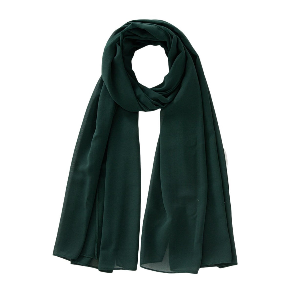 Monochrome Pearl Chiffon Bubble Scarf