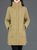 Loose Mid-length High Collar Warm Cotton Coat Jacket