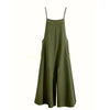 Plus Size Women's Solid Color Casual Jumpsuit - Sleeveless Romper With Pockets For Spring&Summer