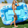 Inflatable floating pool