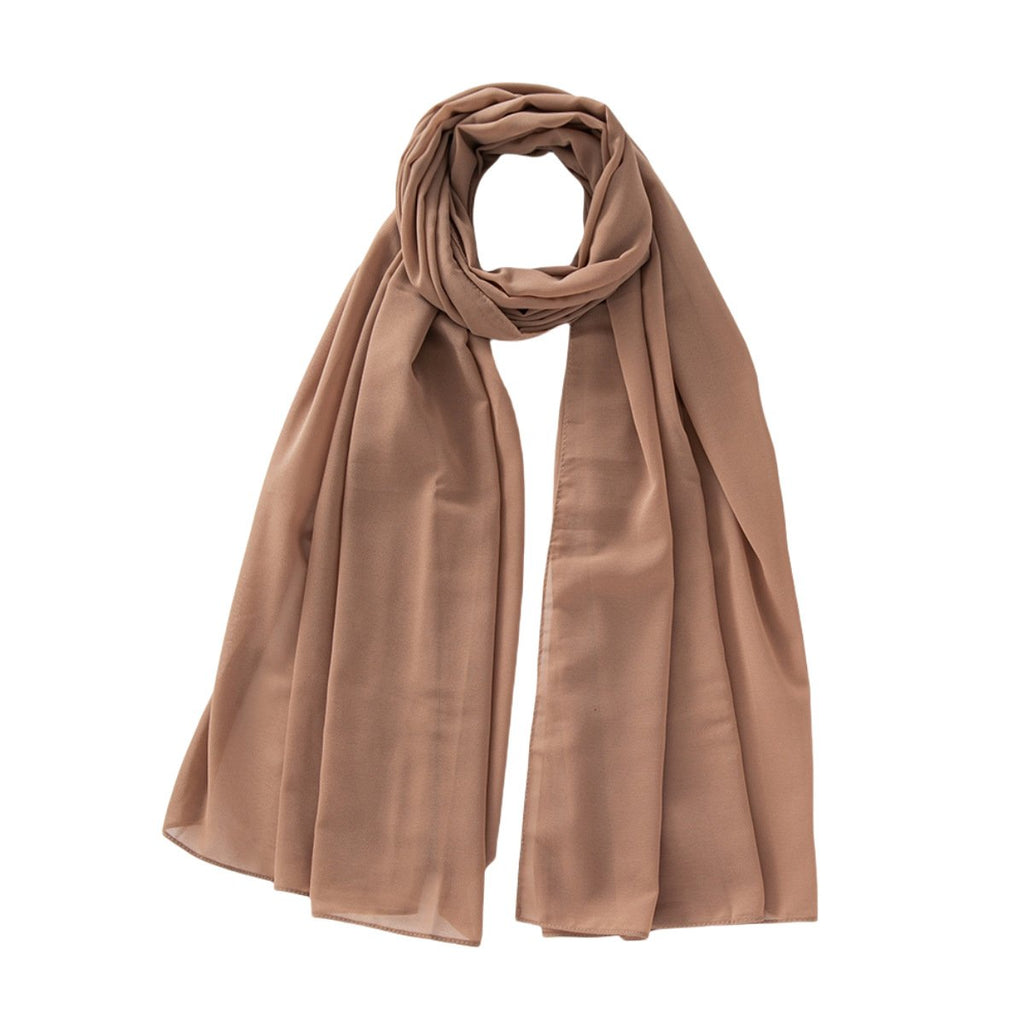 Monochrome Pearl Chiffon Bubble Scarf