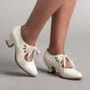 Lace Up Cutout Heeled Sandals Plus Size Casual Shoes for Women