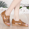 Genuine Leather Cut Out Women's Shoes