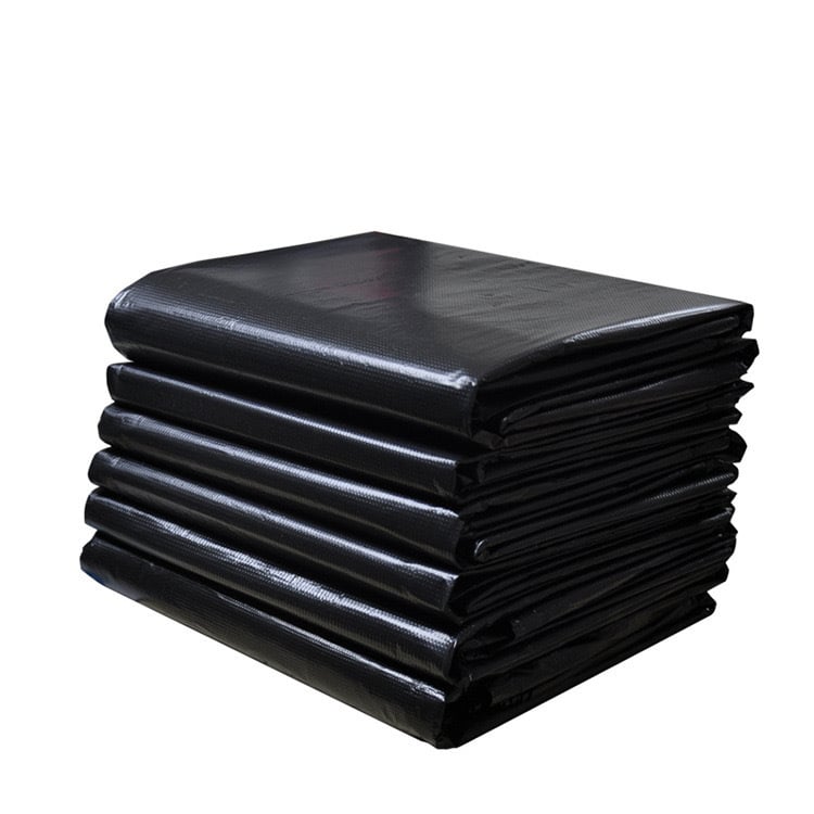Flat-mouthed light-proof garbage bag