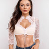 Women's Beer Festival Base Lace Shirt Coat And Dress
