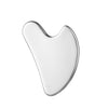 Stainless steel gua sha board large heart-shaped face scraping firming lifting massage board multifunction heart-shaped fascia knife