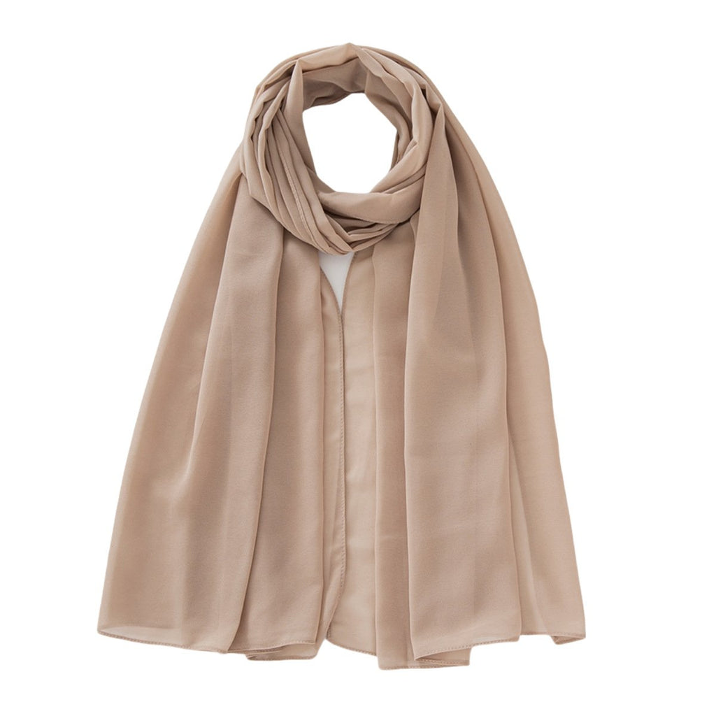 Monochrome Pearl Chiffon Bubble Scarf