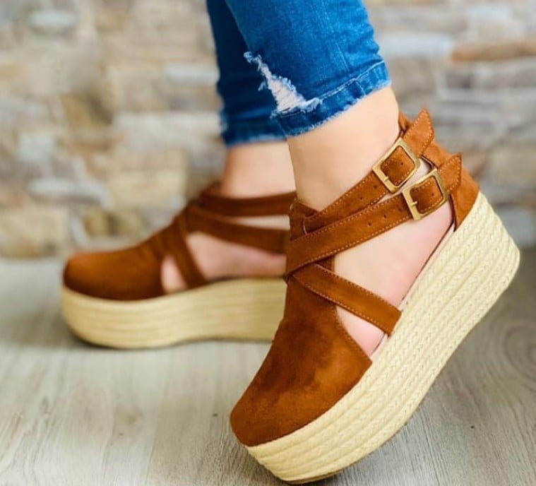 Thick-soled Baotou Platform Shoes