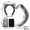Wolf Ears Head Button Mask