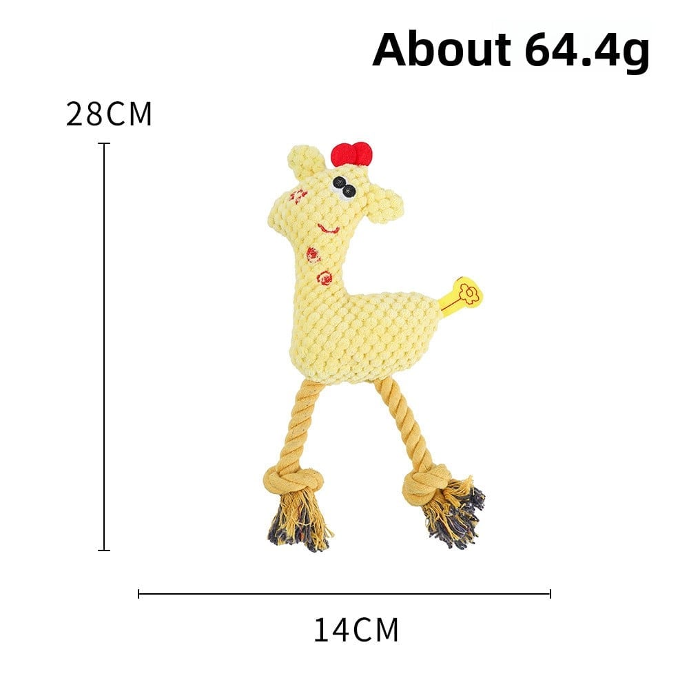 Plush Bite-Resistant Sound Pet Toys for Dogs and Cats