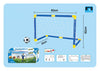 Kidsren's Plastic Football Goal Indoor and Outdoor Sports Toys Large Two-In-One Simple Portable Football Goal