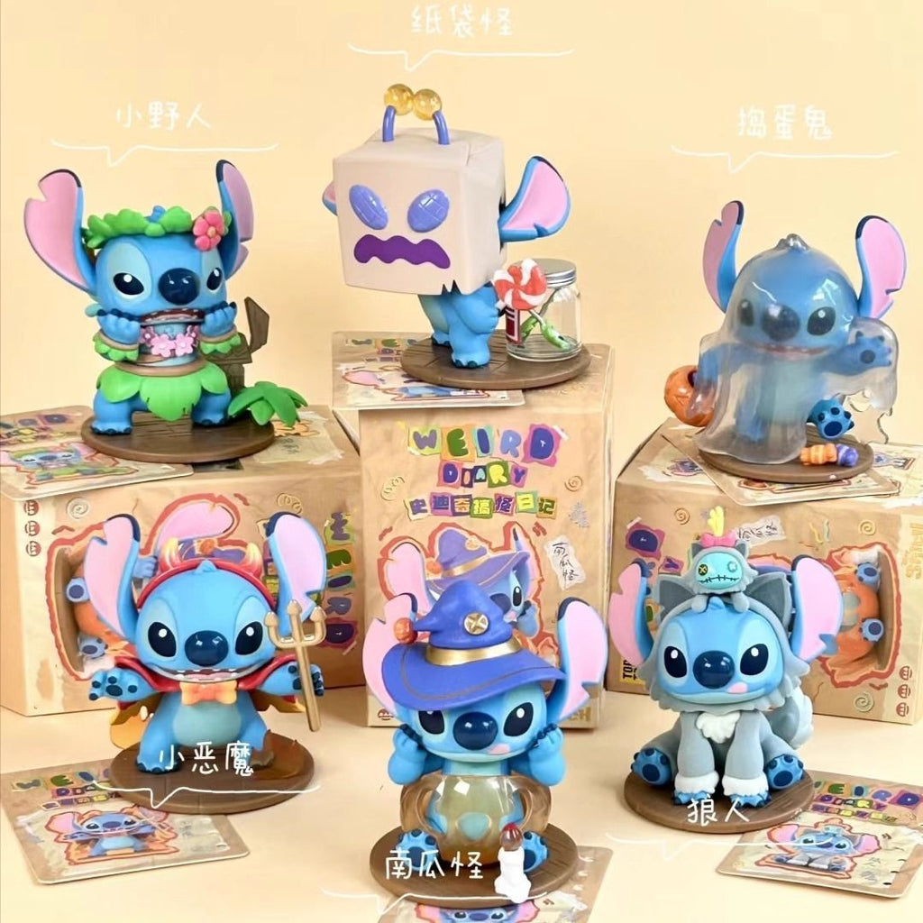 Stitch Funny Diary Series Blind Box Stitch Trendy Play Hand-made Doll Doll Desktop Ornaments Girl Gift
