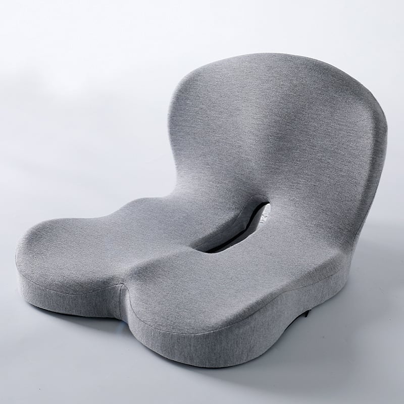 Memory foam one-piece cushion backrest integrated cushion pillow student office chair cushion car waist support butt cushion
