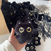 Black Cat Doll Plush Doll Pendant Cute Cat Baby Bag Pendant Couple Gift