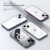 Magnetic Transparent Shockproof TPU Phone Case for iPhone 12 -16 Pro Max