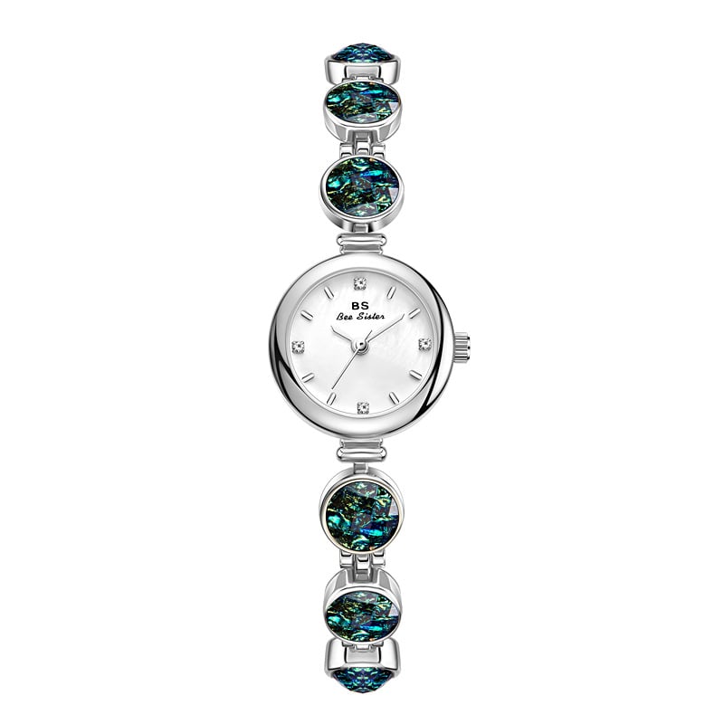 BS Huancai Rough Stone Malachite iridescence Women's Watch