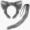 Wolf Ears Head Button Mask