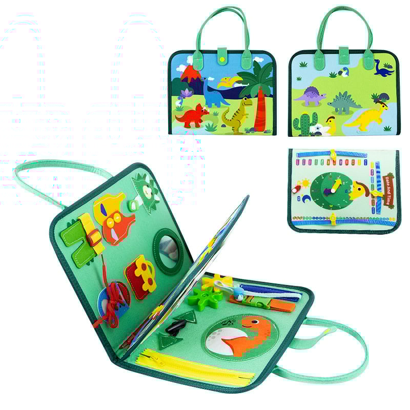 Montessori Felt Busy Board for Kids - Early Educational DIY Activity Toy