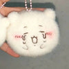 Cute doll plush bag hanger