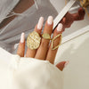 Joint ring with exaggerated opening set ring