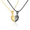 Magnetic Split Heart Couple Necklace