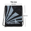 Waterproof double-shoulder drawstring bag