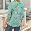 Womens Dressy Casual 3 4 Sleeve Tops Summer Trendy Puff-Sleeve Crew Neck Blouses With Smocked Cuffs