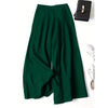 Women's Wide Leg Palazzo Pants Cotton Linen Elastic Waist Casual Pants Breathable Summer Trousers With Pockets