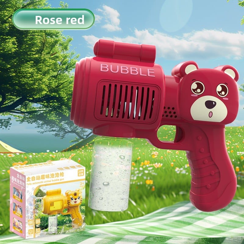 Handheld fully automatic children's bubble machine