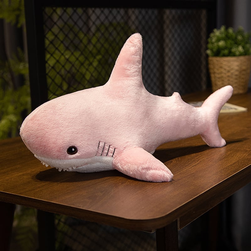 Shark Plush Pillow ? Cute Stuffed Toy Cushion for Kids