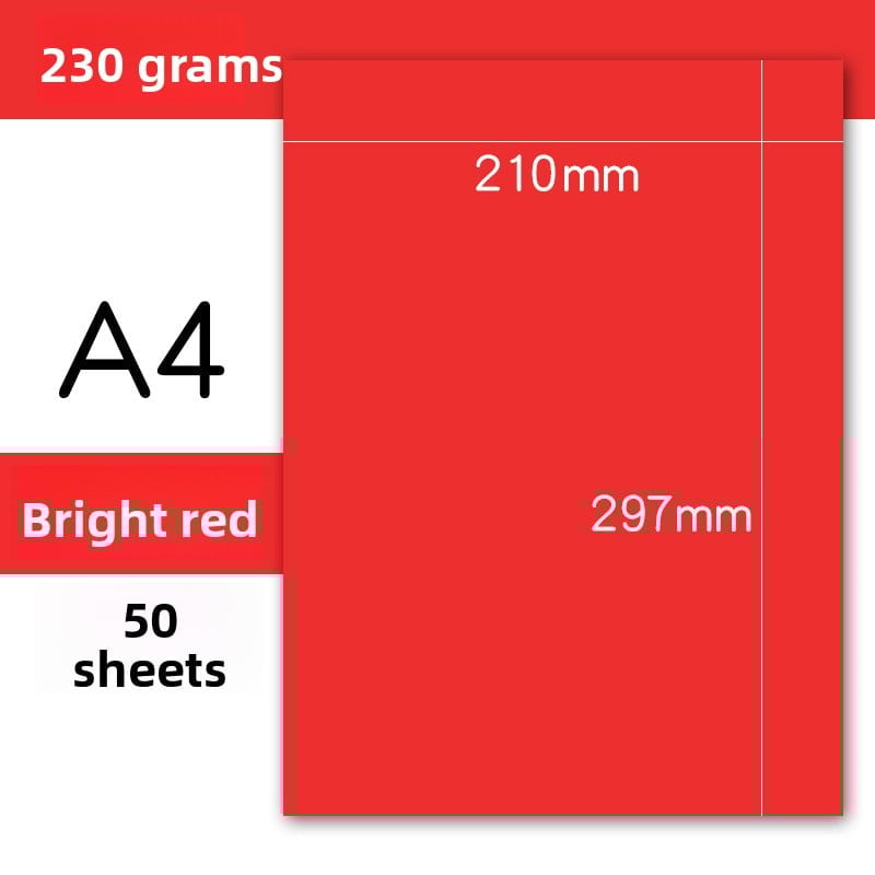 Handmade colored cardstock