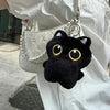 Black Cat Doll Plush Doll Pendant Cute Cat Baby Bag Pendant Couple Gift