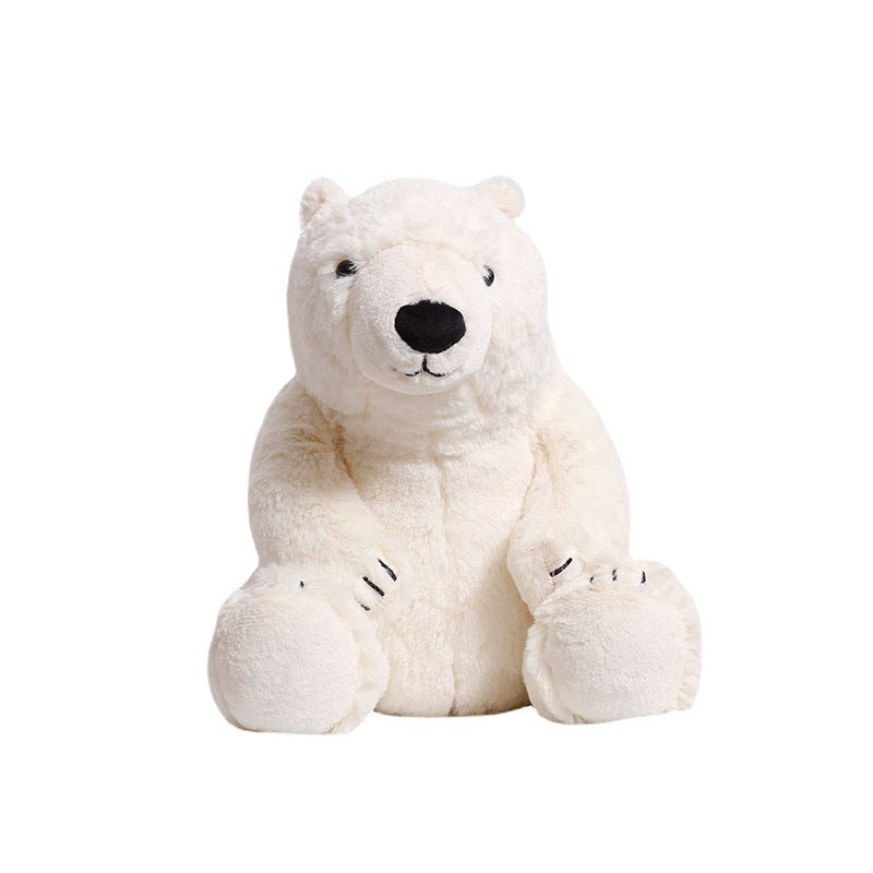 Polar Bear Plush Toys Cute Bear Cuddle Doll Mascot Big Dolls
