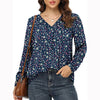 Women's Clothing Casual V-neck Temperament Top