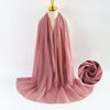 Elegant Pearl Chiffon Scarf for Women