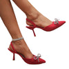 One-lettered Buckle Strap Thin-heeled Sandals