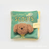 Dog pet toy sound fabric book