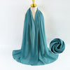Elegant Pearl Chiffon Scarf for Women