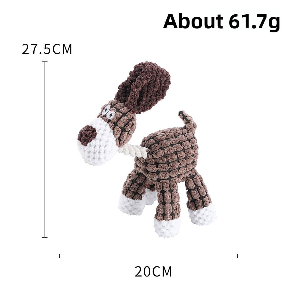 Plush Bite-Resistant Sound Pet Toys for Dogs and Cats