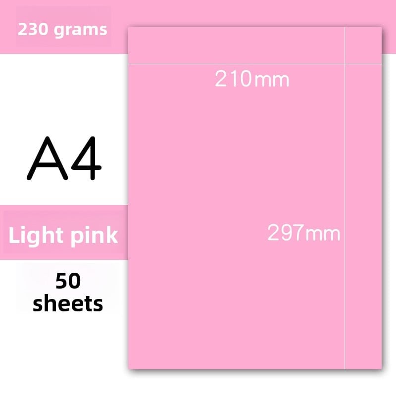 Handmade colored cardstock