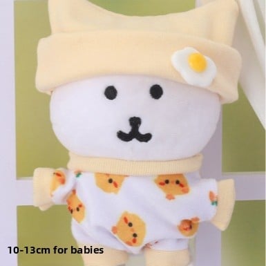 Cute Bear Doll Outfit Sets for 10-13cm Plush Toys