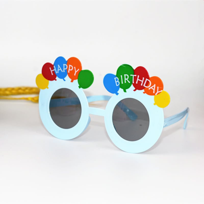 Bizarre creative party photography props, cake decorations, weekend props, Christmas birthday glasses
