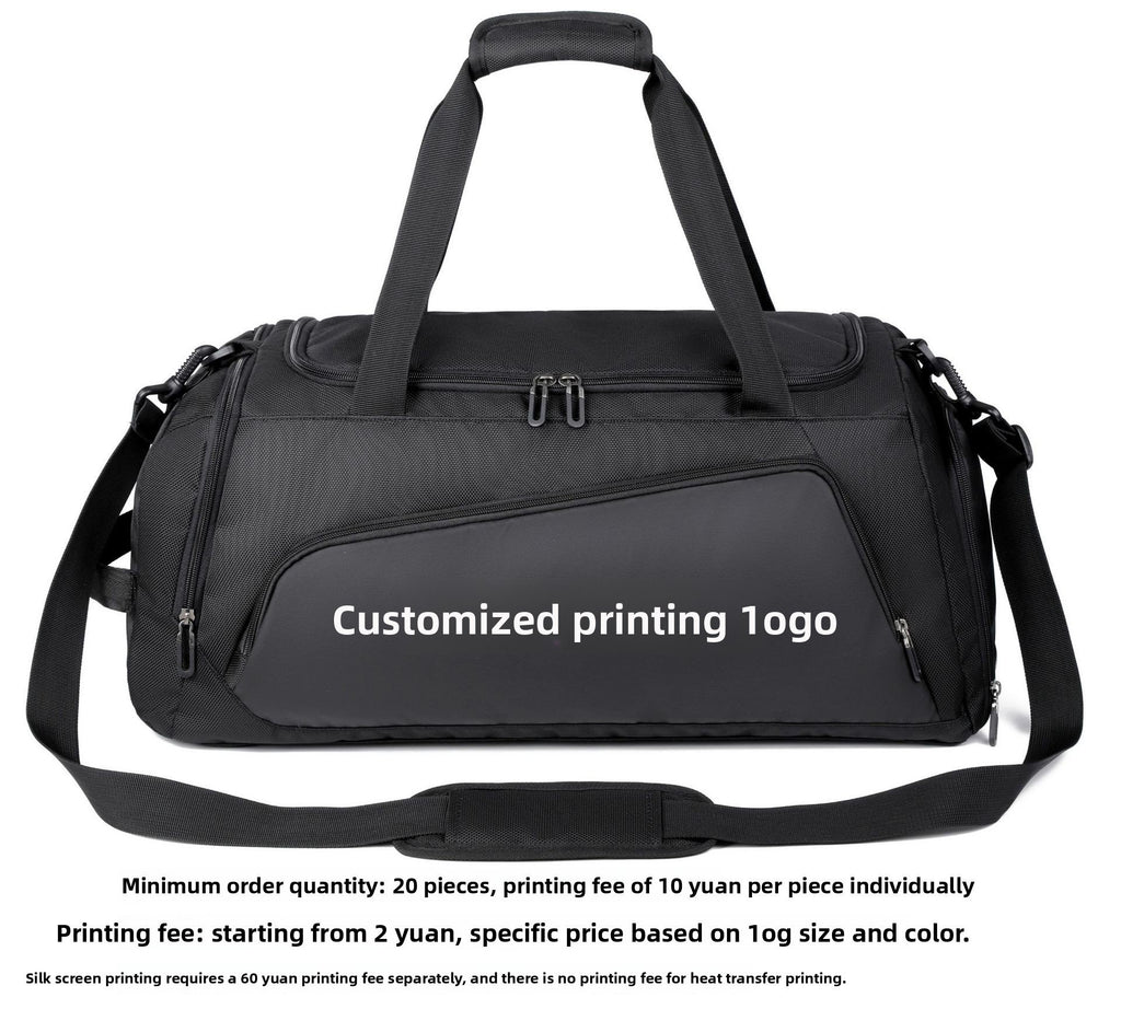 Fitness bag: Large-capacity dry-wet separation sports bag