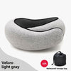 A U-shaped neck guard pillow that can be stored