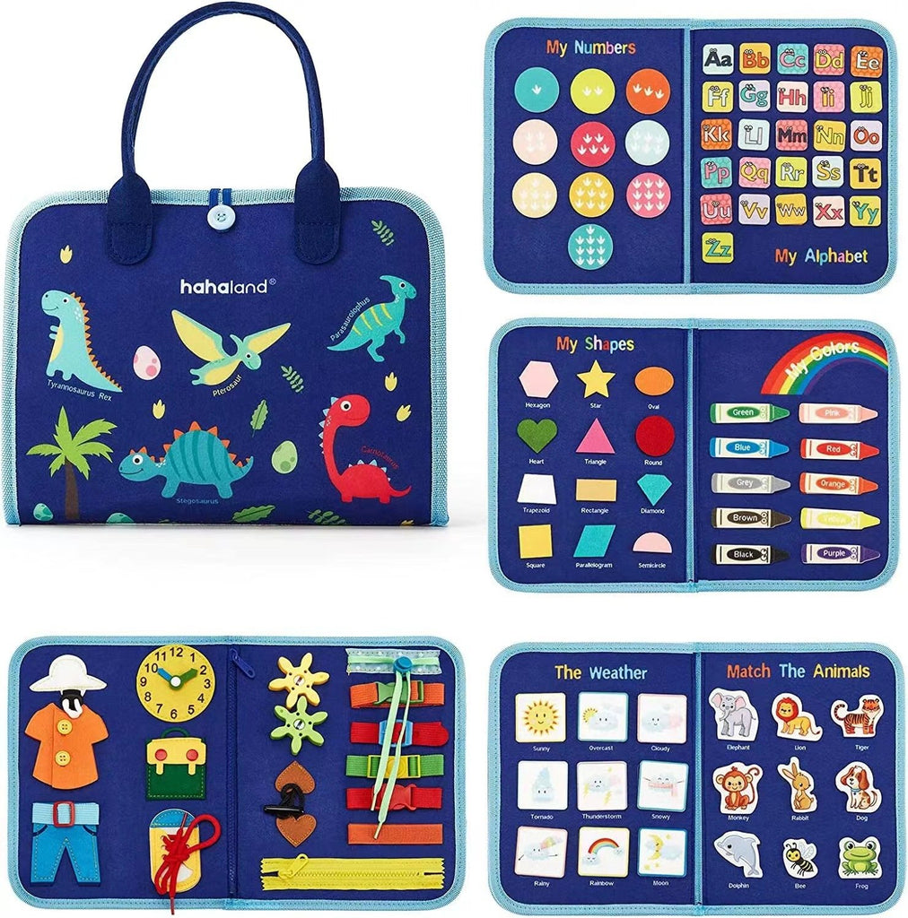 Montessori Felt Busy Board for Kids - Early Educational DIY Activity Toy