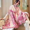 National Style Elegant Cashmere Scarf Double-sided Dual-use Jacquard Shawl
