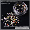 Nail Art mini Small Zircon Plated Bottom Super Flash Shaped White Pointed Bottom Micro Zirconium Mixed Color Diamond Light Luxury Nail Jewelry