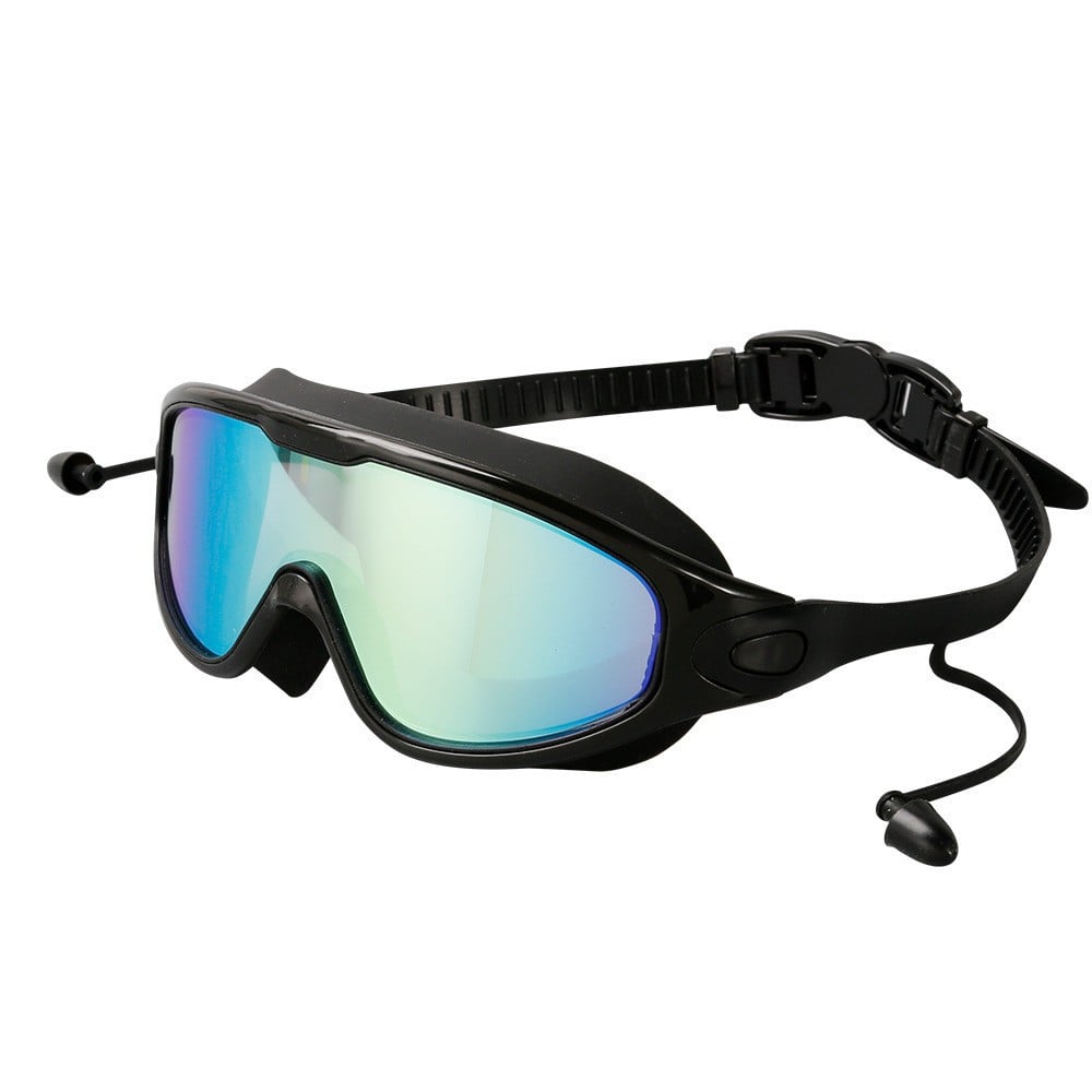 Electroplated waterproof, anti-fog, high-definition wide-field swimming goggles for both men and women