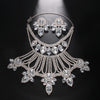 Rhinestone necklace set