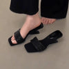 French Style Rhinestone Sandals for Women